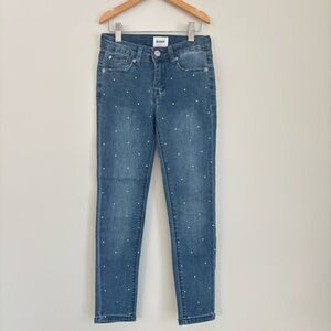 Hudson Rhinestone Skinny Jeans Girls 10